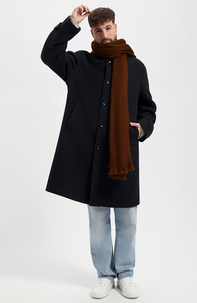 Sjaal chocolate brown