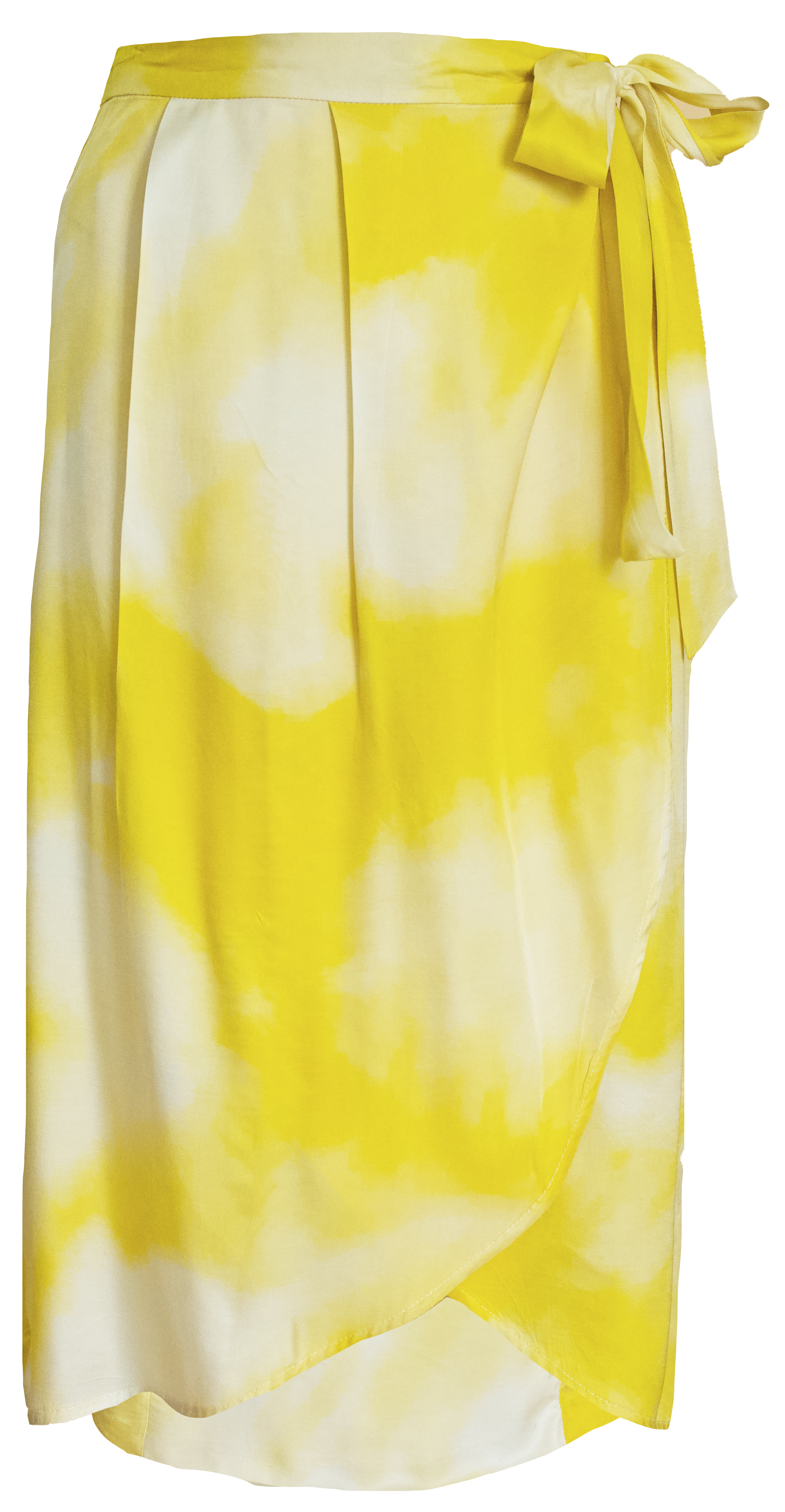 Wrap skirt Yellow splash