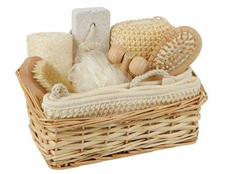Croll & Denecke rieten mand, set van 8 geschenken