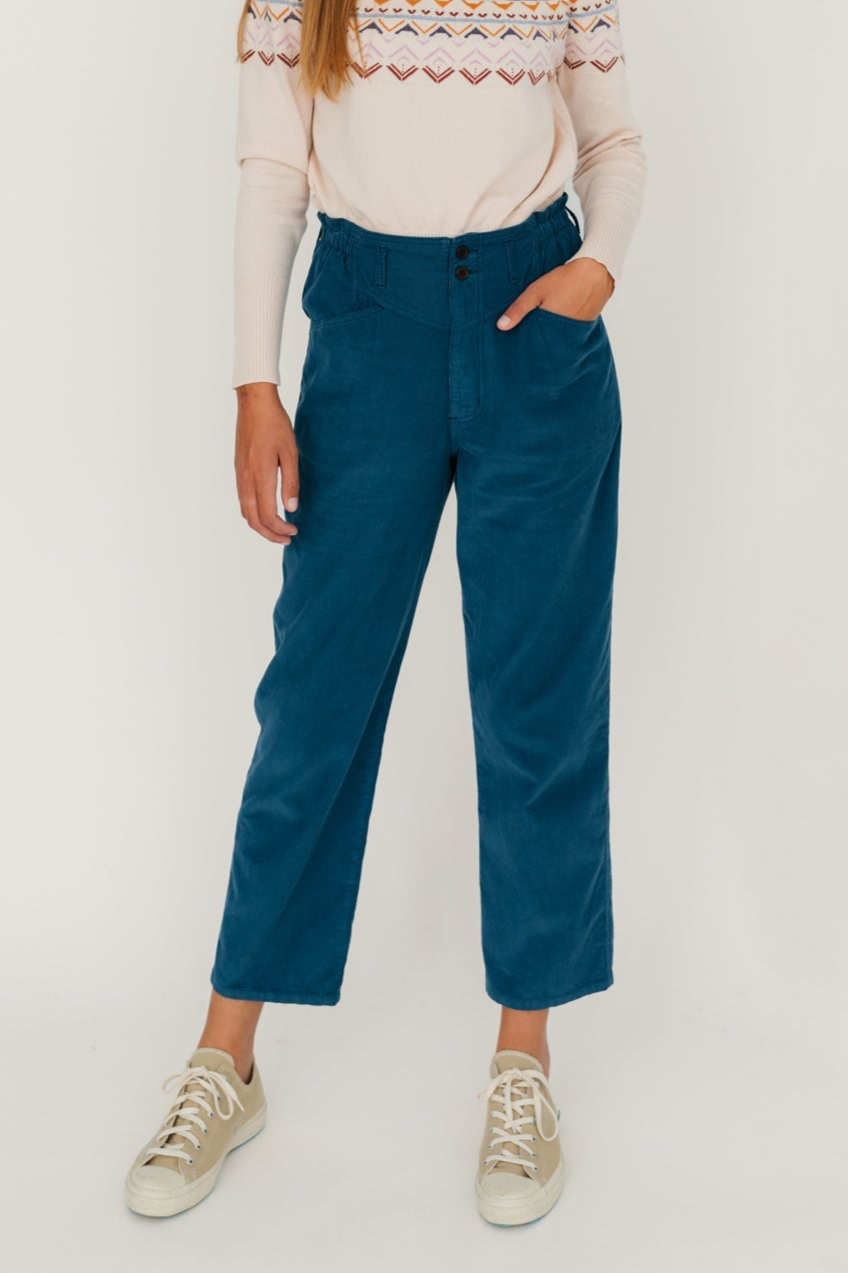 TWOTHIRDS  Broek Silmido Medium Blauw