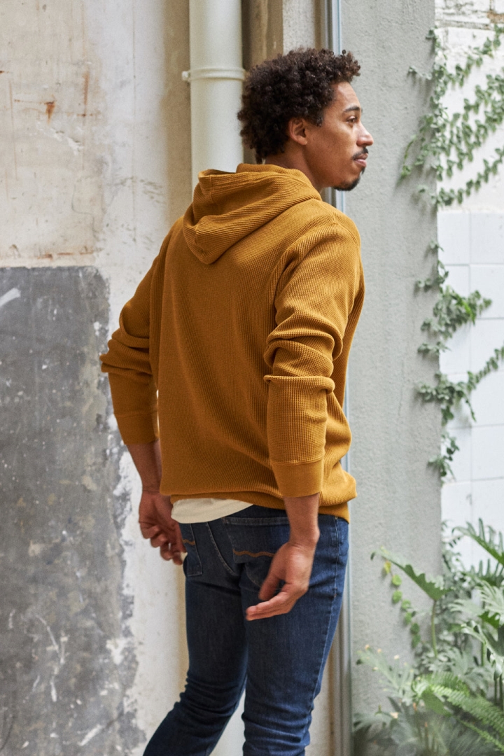 TWOTHIRDS mannen vegan Hoodie Penida Goudbruin