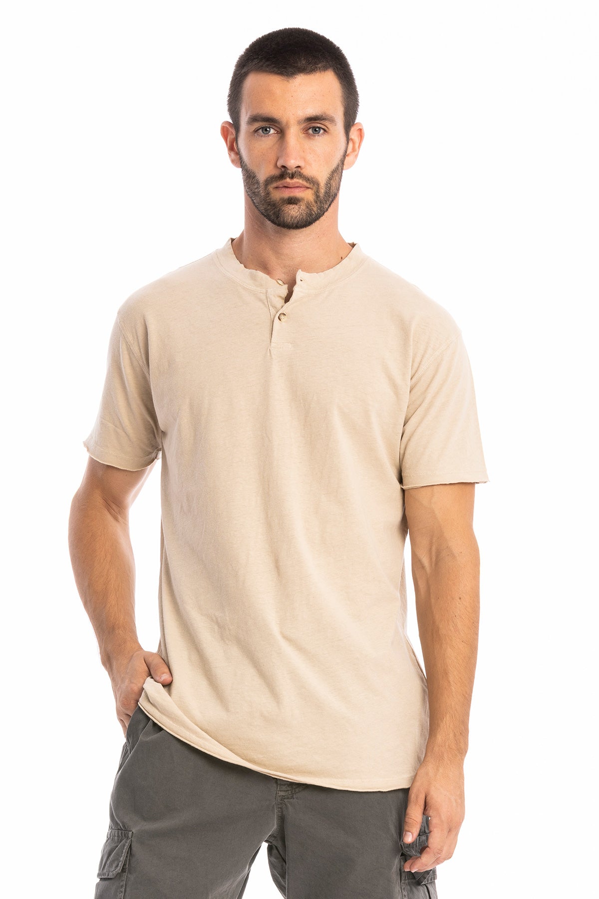 RAVENS VIEW IBIZA mannen vegan T-Shirt Duinen Woestijn Zand