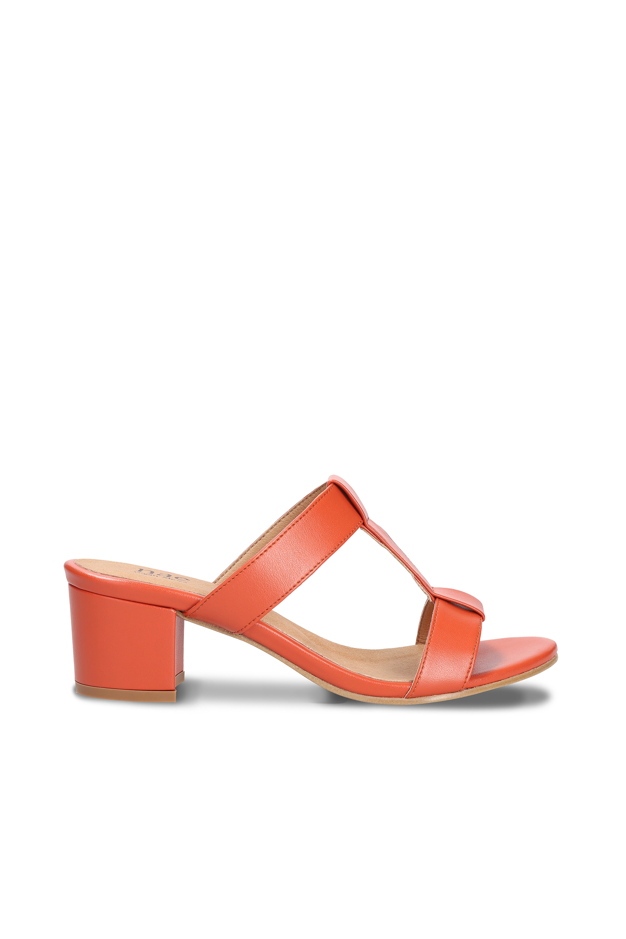 Nae  Sandalen Met Hak Iris Oranje
