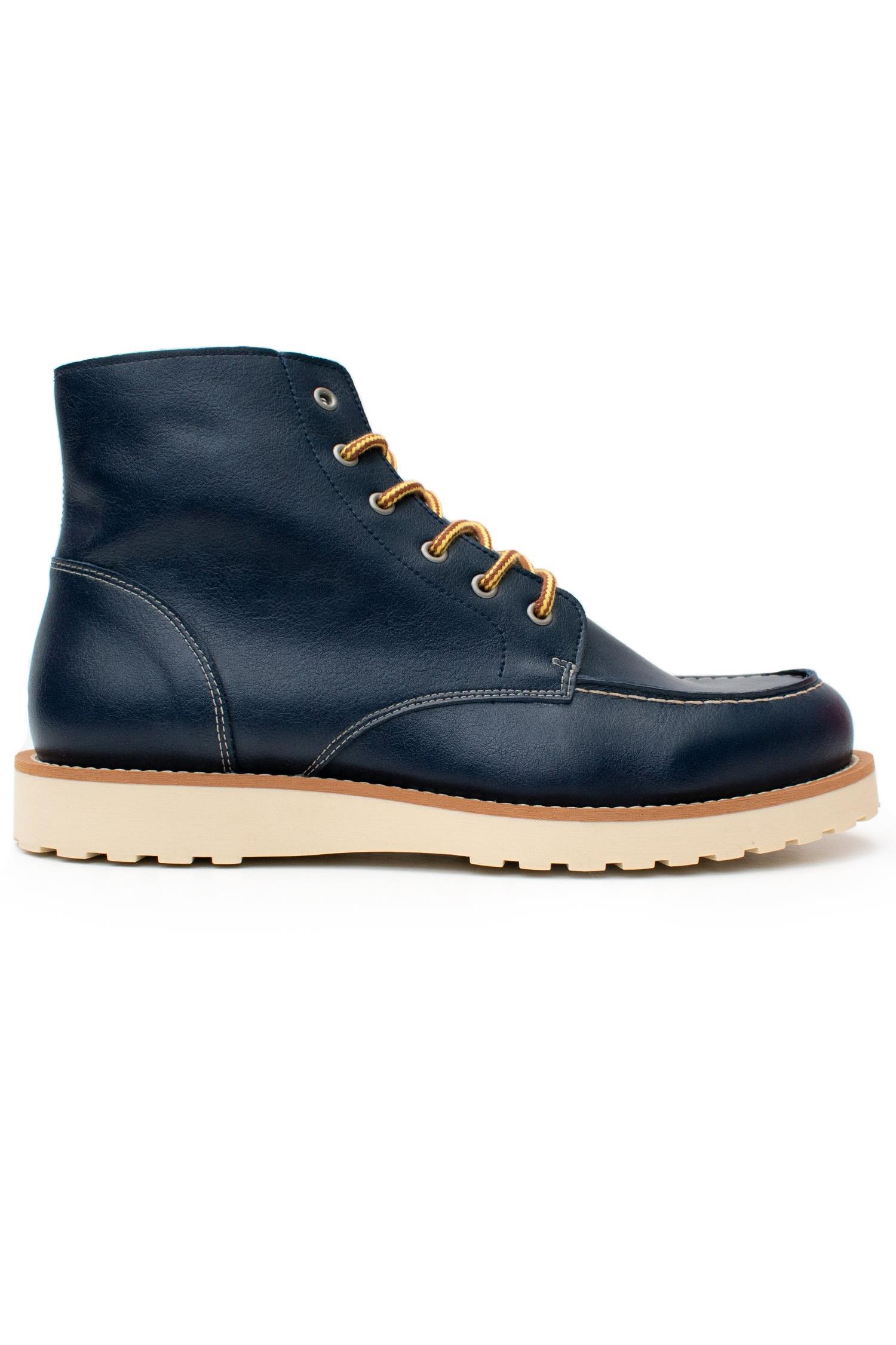 Will's Vegan Store mannen vegan Boots Low Rig Extra Dark Blue