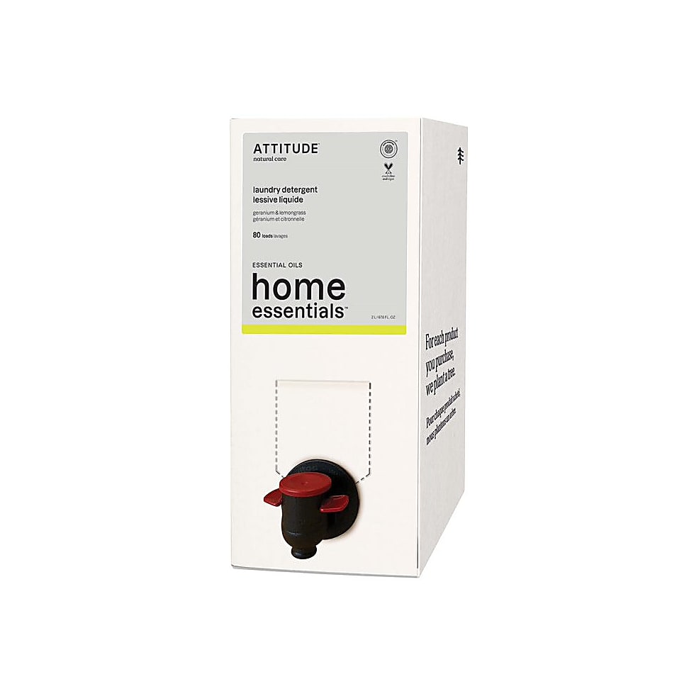 Attitude Wasmiddel Geranium & Citroengras Refill