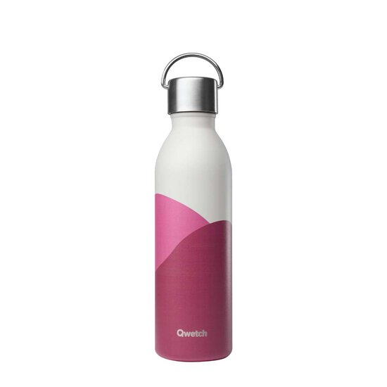 Qwetch Insulated Stainless steel Active Bottle 600ml Horizon Garnet