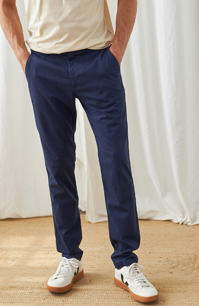 TWOTHIRDS Yapes Chino Broek Marineblauw