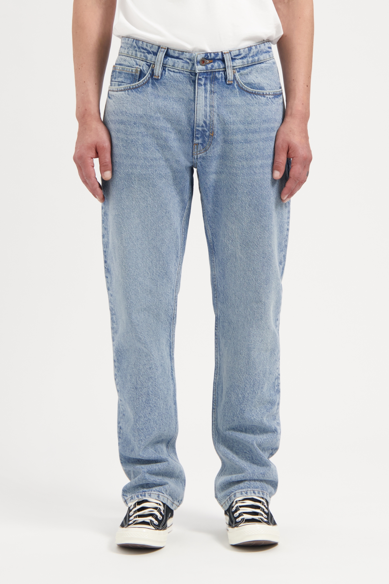 Kuyichi mannen vegan Jeans Scott Regular Diepvriesblauw