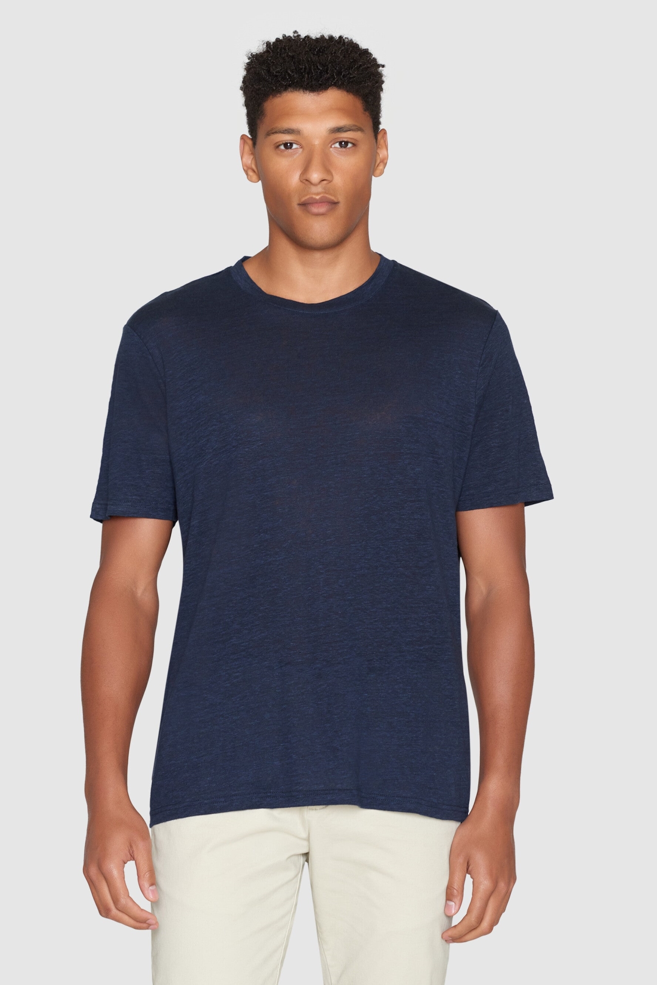 KnowledgeCotton Apparel mannen vegan T-Shirt Totaal Eclipse
