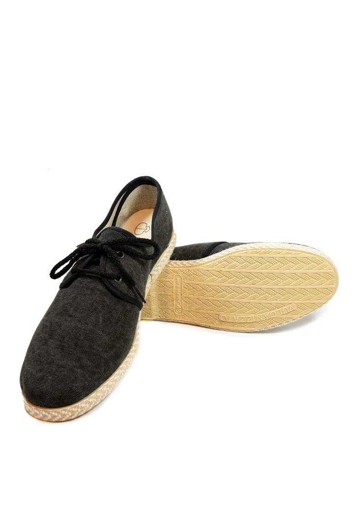 Noah mannen vegan Espadrilles Tommaso Grijs