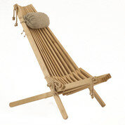 EcoFurn EcoChair, stoel in bruin geolied berkenhout