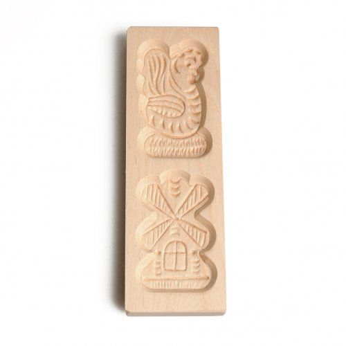 Speculaasplankje met twee figuren