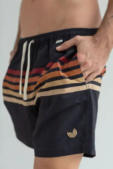 TWOTHIRDS mannen vegan Cruzador Shorts In Donkerblauw