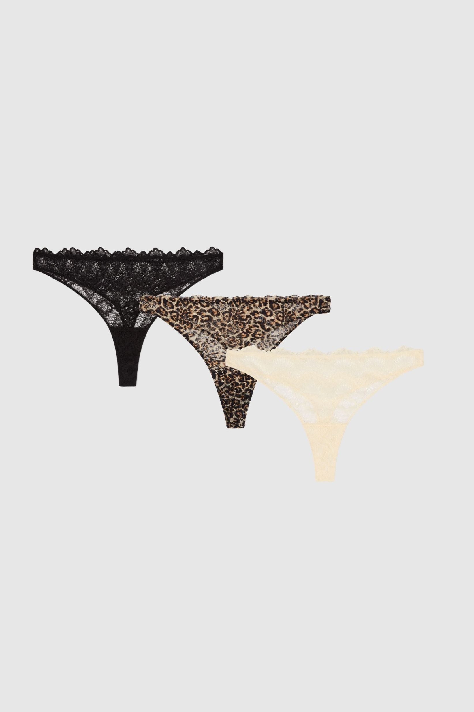 Understatement  Multipack 3x String Kant Multicolor