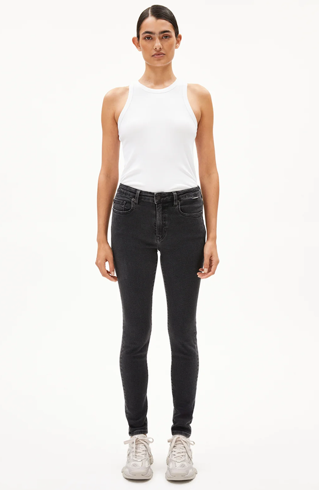 Tillaa skinny jeans true black washed