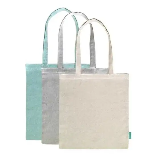 Superwaste FairTrade Recycled Cotton shopper - B/N/G