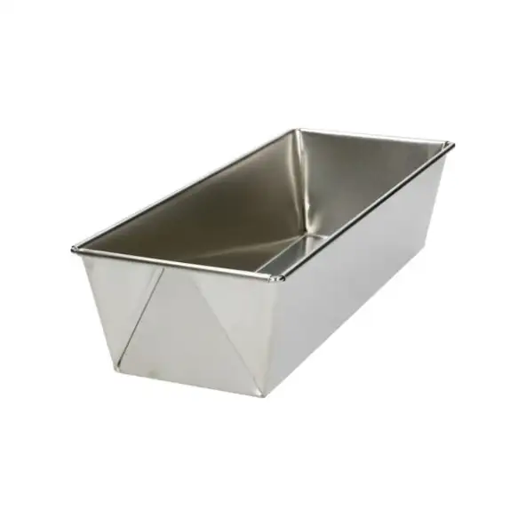 Cake/broodvorm, gerecycled rvs, PFAS-vrij, 28 cm x 11 cm