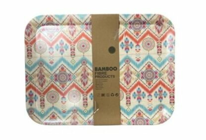 Bamboevezel dienblad Ibiza - 41cm x 31cm met hoge rand