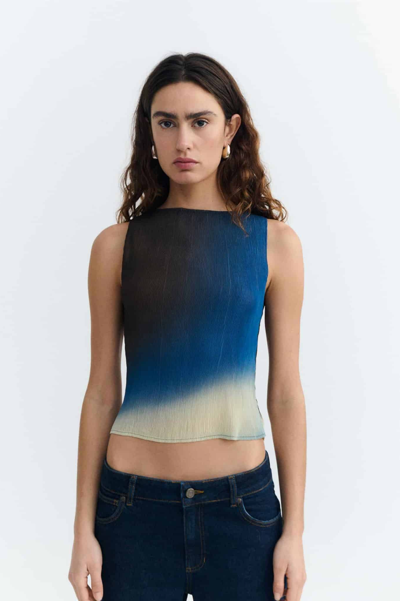 Thinking MU  Top Dora Blauw/Zwart/CrÃ¨me