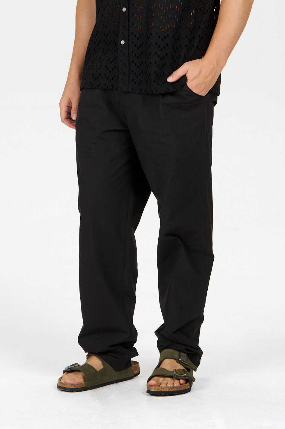 KOMODO mannen vegan Broek Bowie Zwart