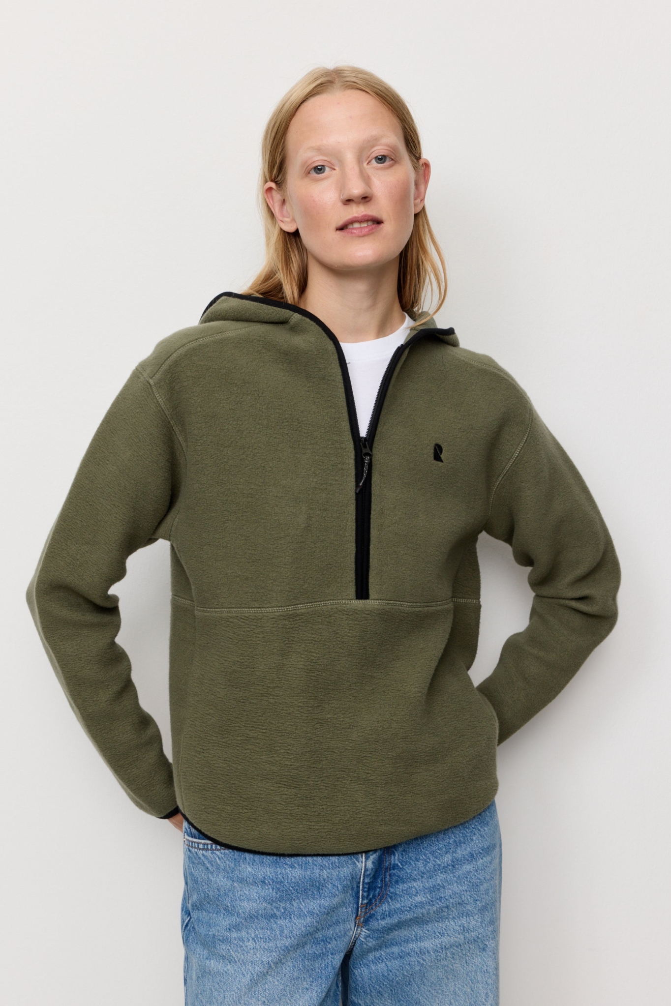 Recolution  Hoodie Forsthia Donker Kaki