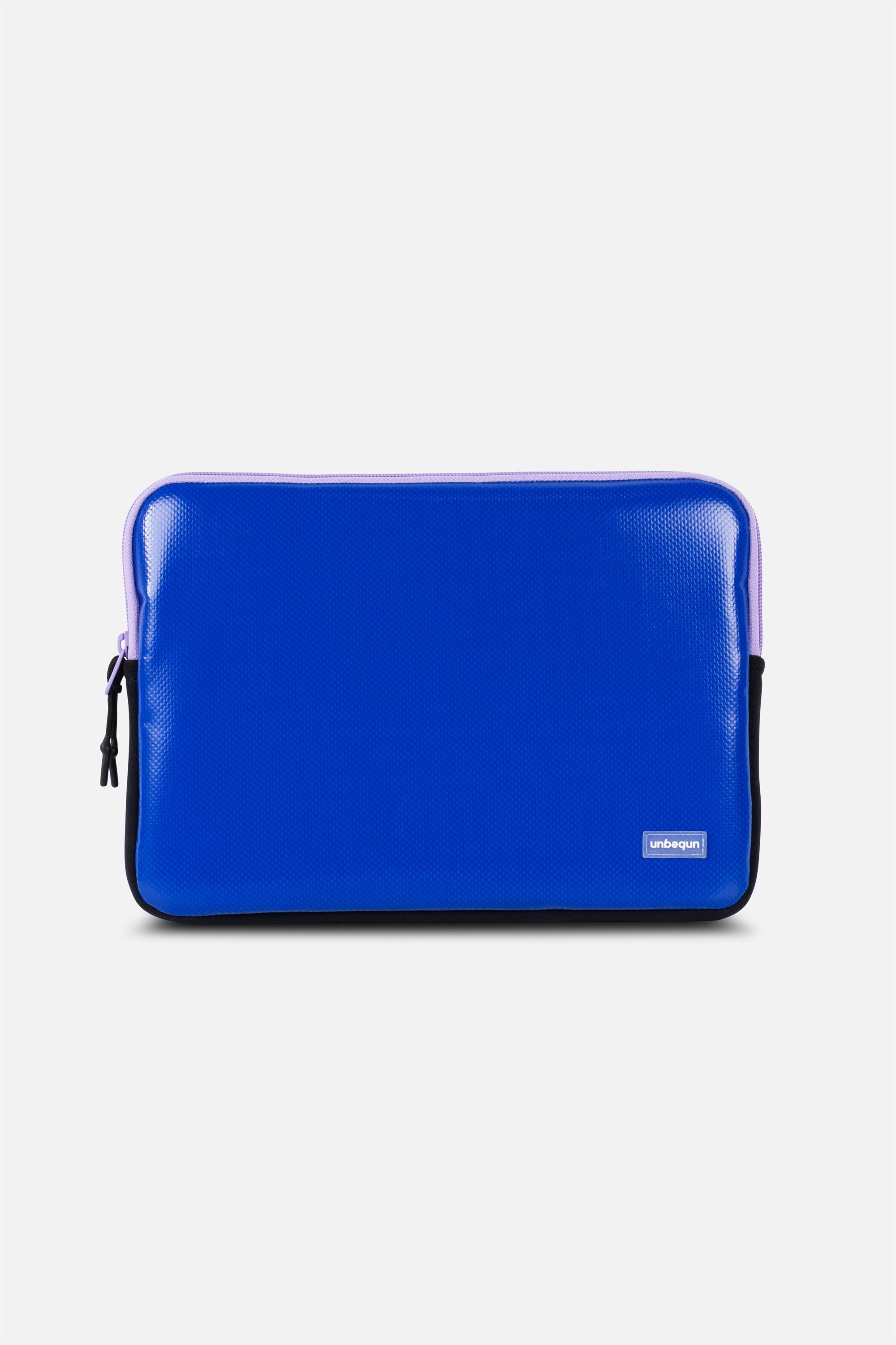 UNBEGUN mannen vegan Laptophoes Blauw/Paars