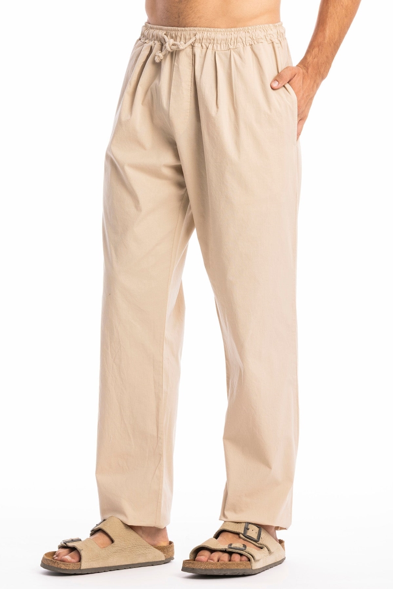 RAVENS VIEW IBIZA mannen vegan Broek Kenzo Desert Sand