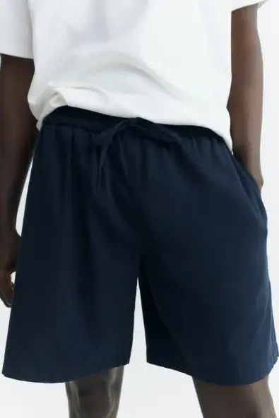 Thinking MU mannen vegan Shorts Henry Navy