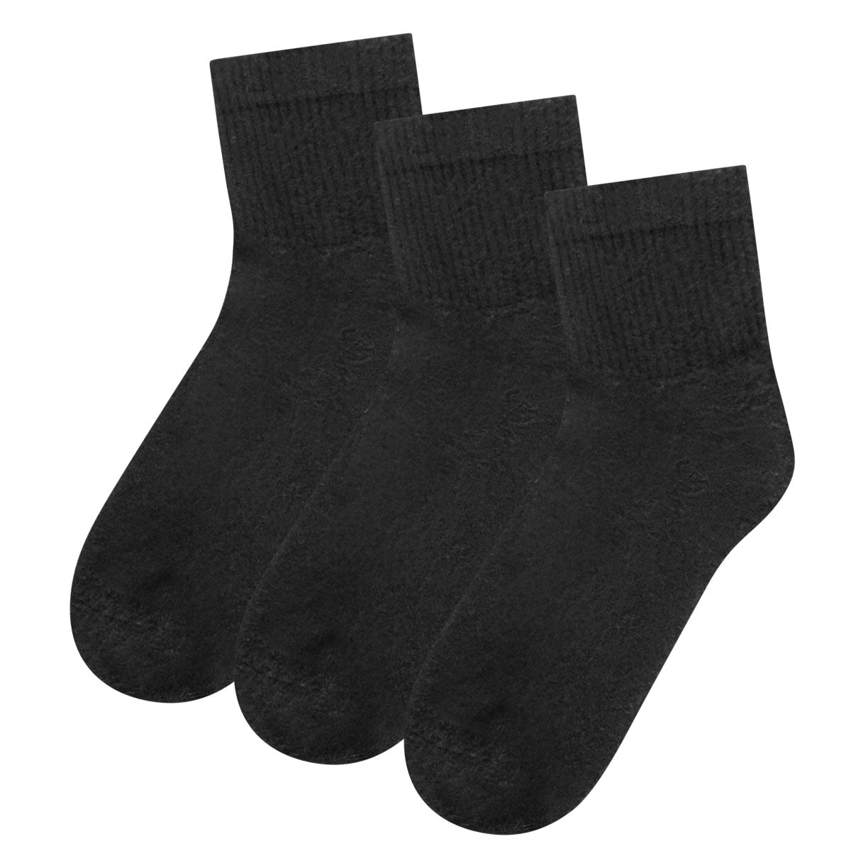 Enkelsokken Sacha (3-pack) - Zwart