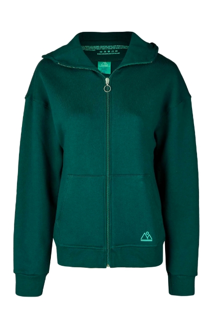 nice to meet me  Circulaire Hoodie Groen