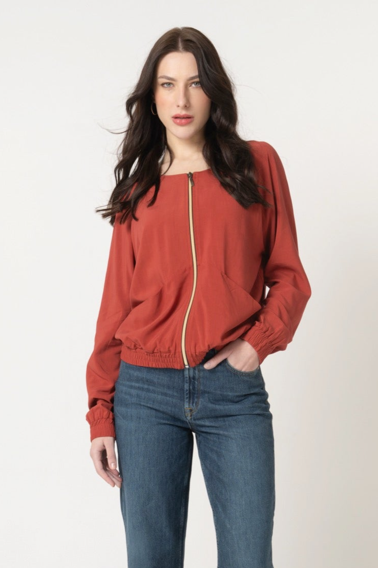 LOVJOI Boca Damesblouse Rood