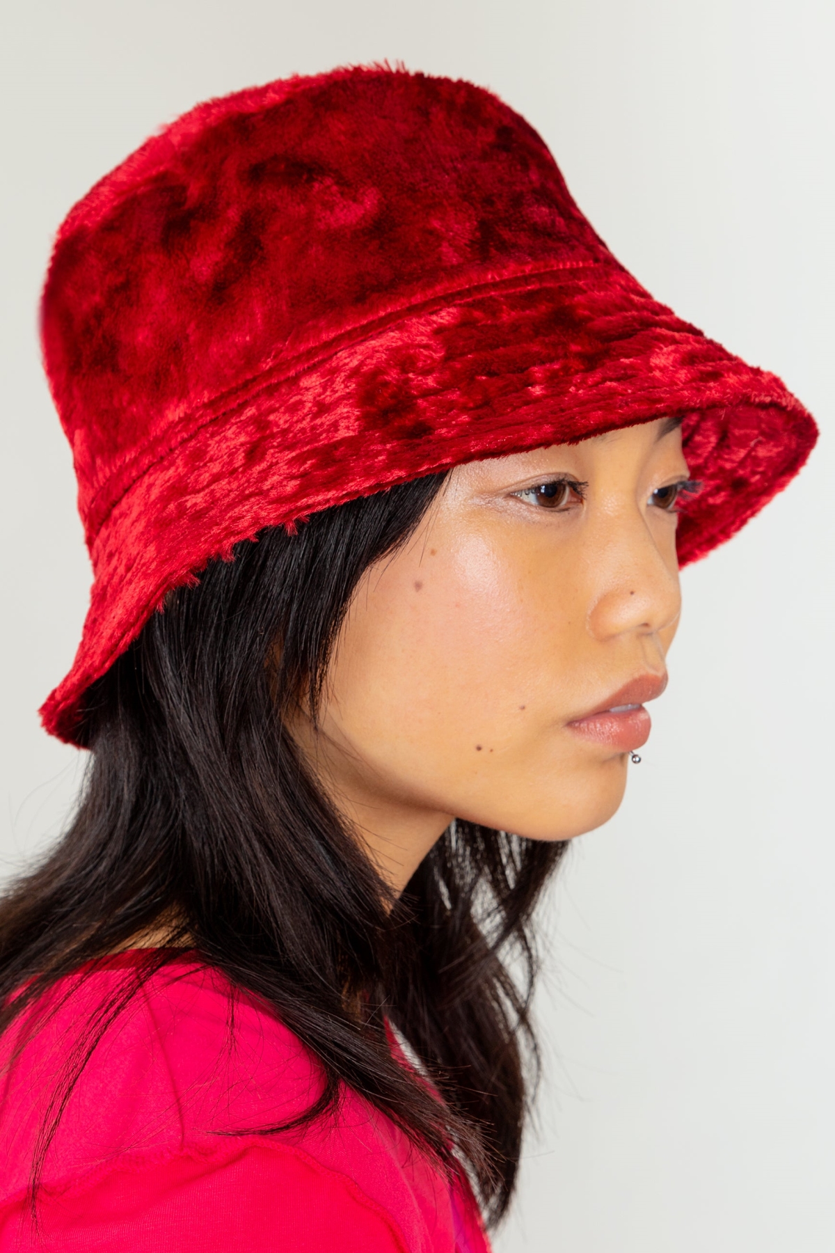 MAHLA  Bucket Hat Ruby Red