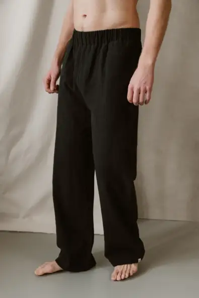 The View Yoga mannen vegan Broek Heren Teya Zwart