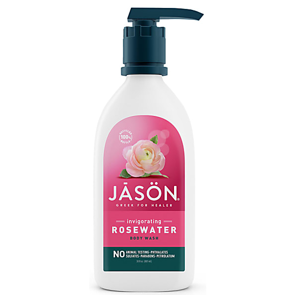 Jason Natural Body Wash - Rozen verkwikkerd Glycerine & Rosewater