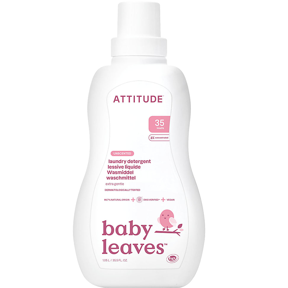 Attitude Little Ones Baby Vloeibaar Wasmiddel - Parfumvrij 35 wasb...
