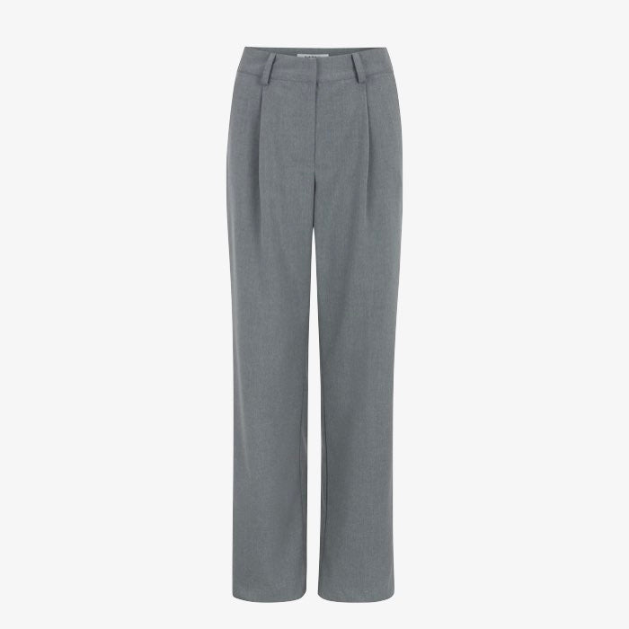 Loose Pants met bandplooi Vilja | Soft Rebels | Grijs