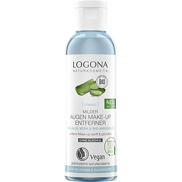 Logona Oogmake-up remover Bio wilde Rozen & Aloë elk huidtype
