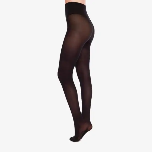 Panty Nina Fishbone | Swedisch Stockings | Zwart
