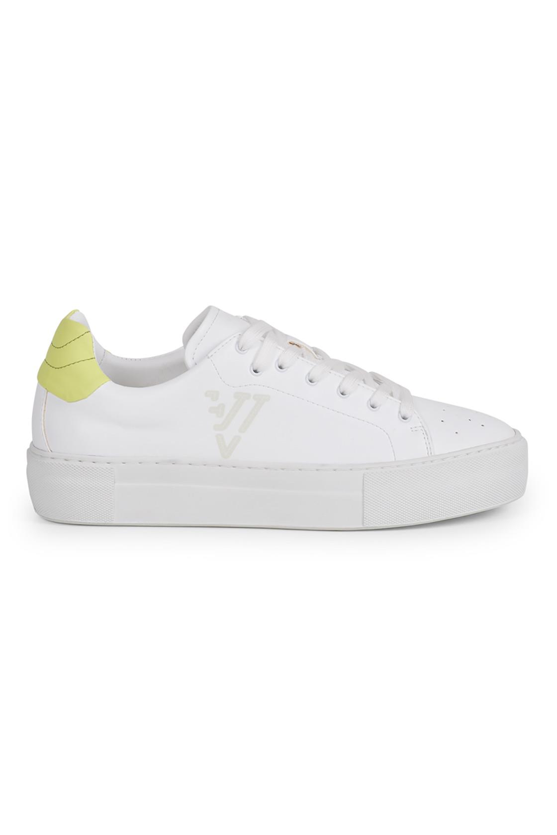 Ella & Witt  Sneaker Joy Wit & Groen-Geel