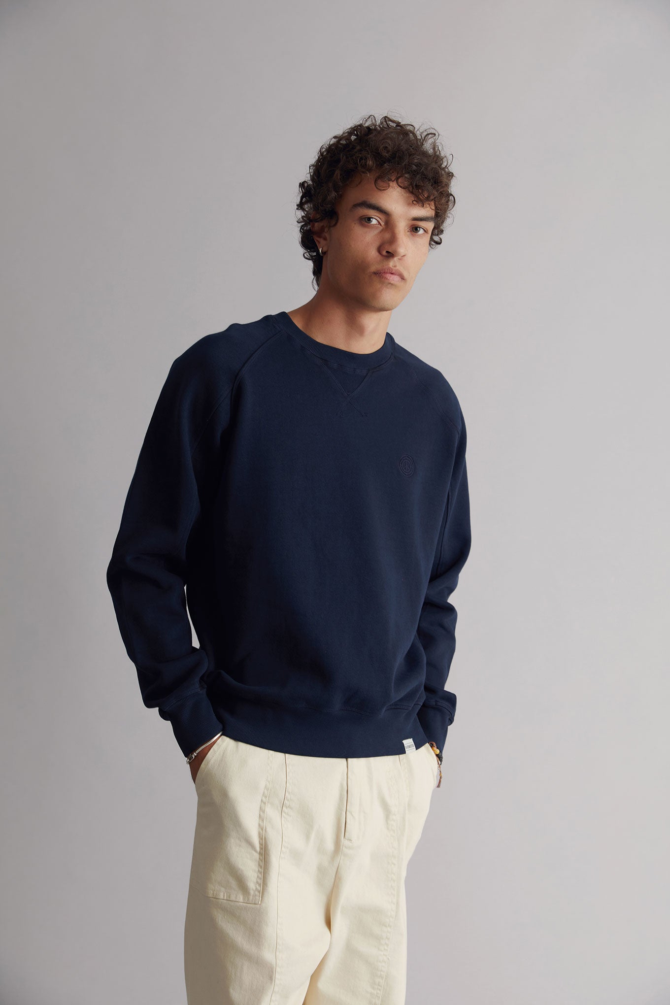 KOMODO mannen vegan Anton Sweatshirt Navy