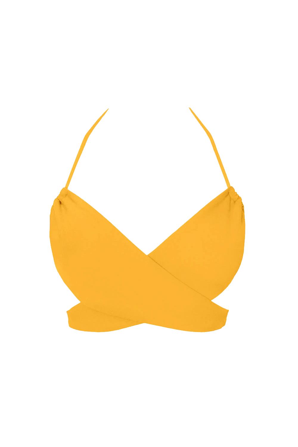 Anekdot  Versatile Bikinitop Geel