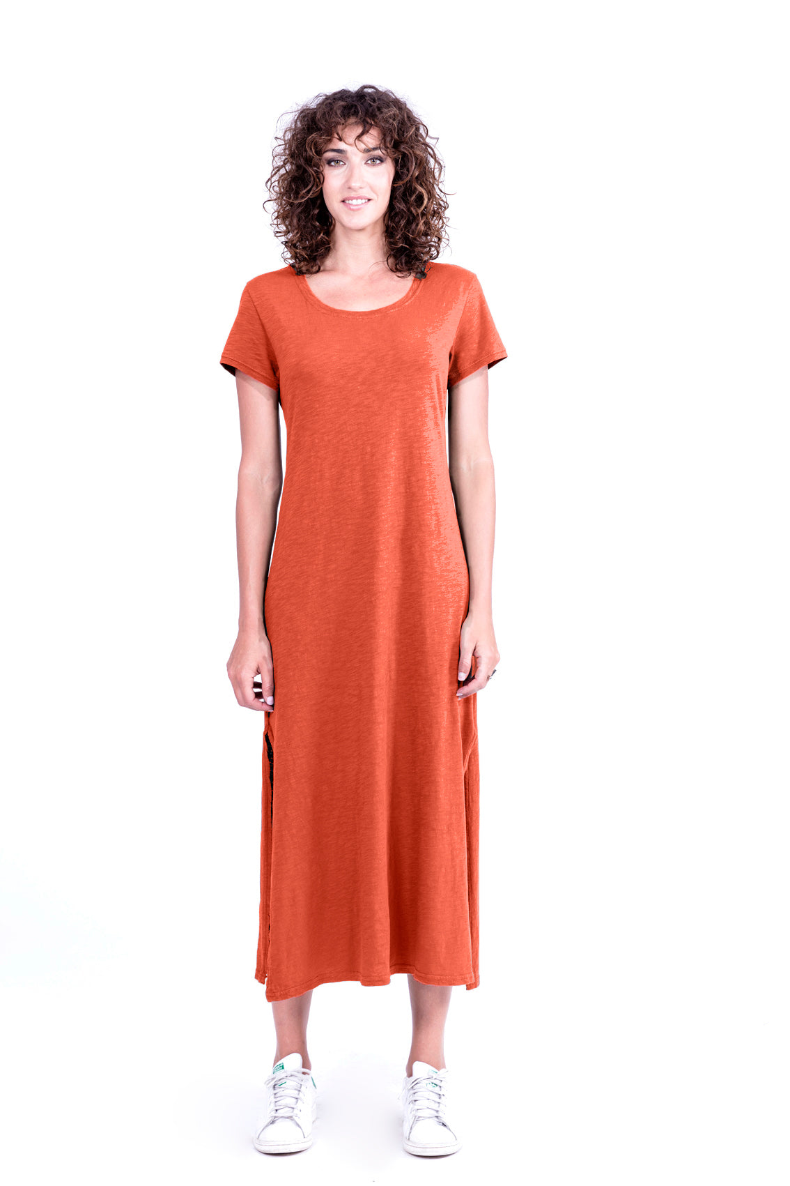 RAVENS VIEW IBIZA  Jurk Uma Terracotta Oranje