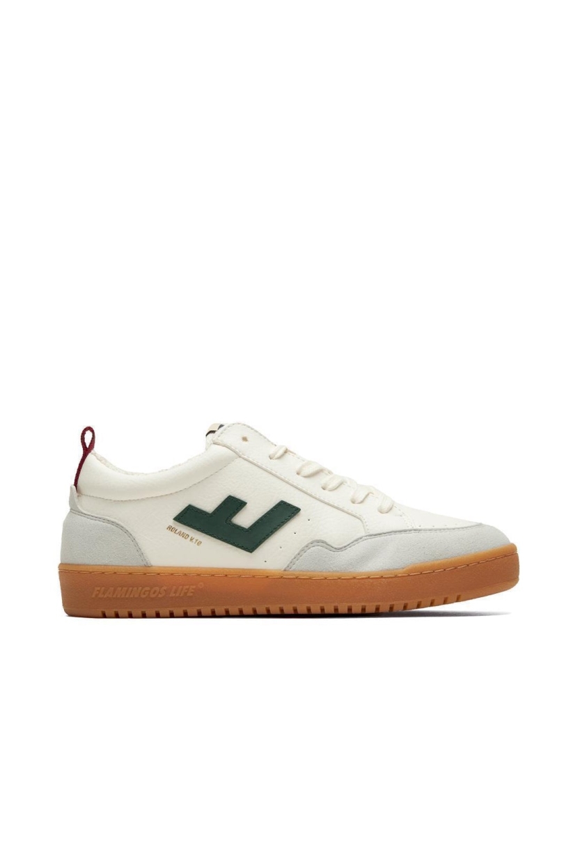 Flamingos Life mannen vegan Sneakers Roland V.10 Parelzwart Naturel