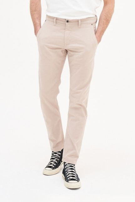Kuyichi mannen vegan Broek Dexter Zand