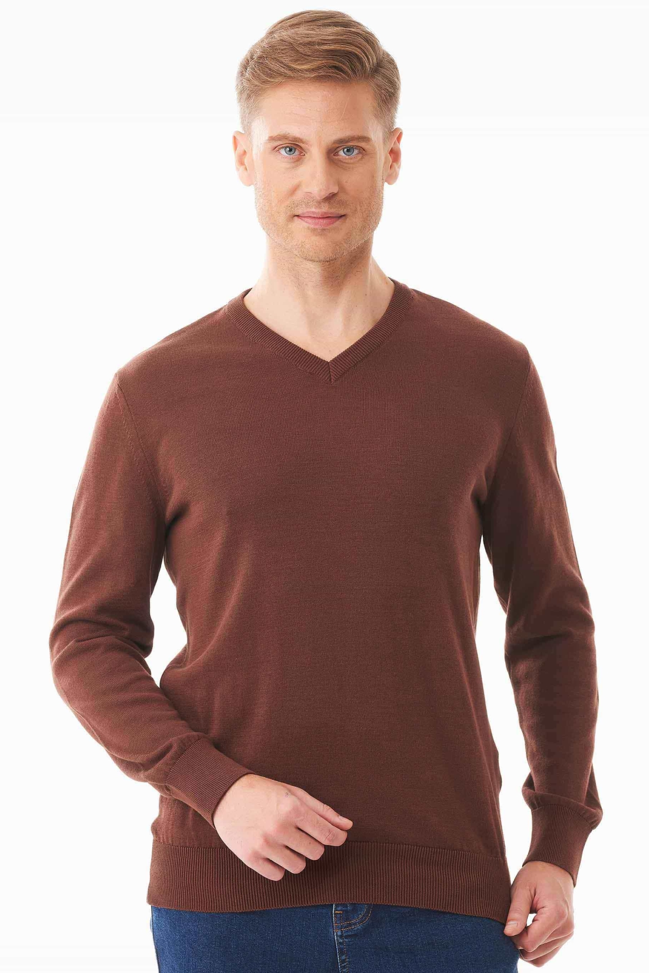 ORGANICATION Vegan Sweater met V-Hals