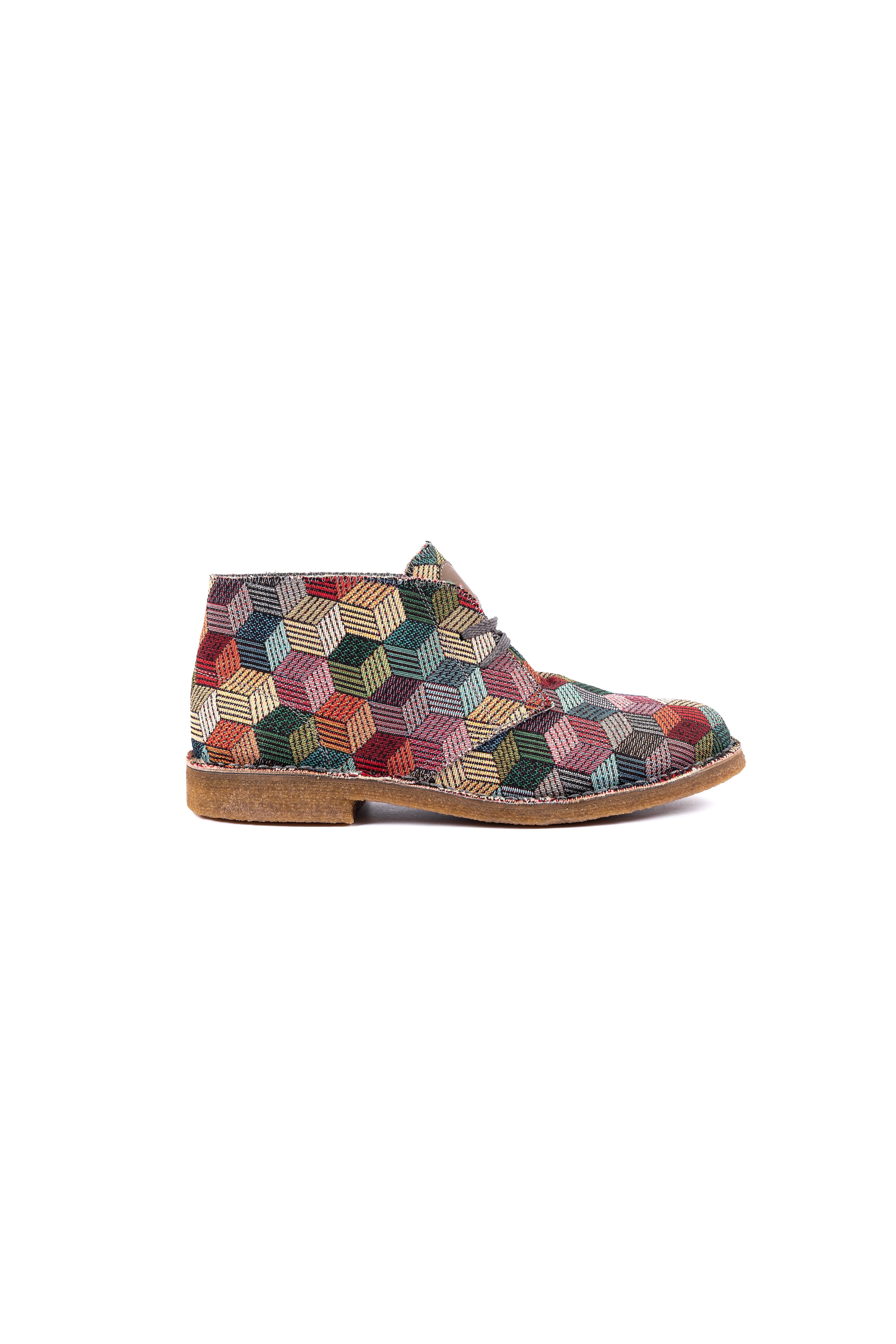 Risorse Future mannen vegan Desert Boots Vierkant Multicolor