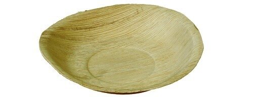 Palmblad bord rond klein 18cm, pak met 25 stuks