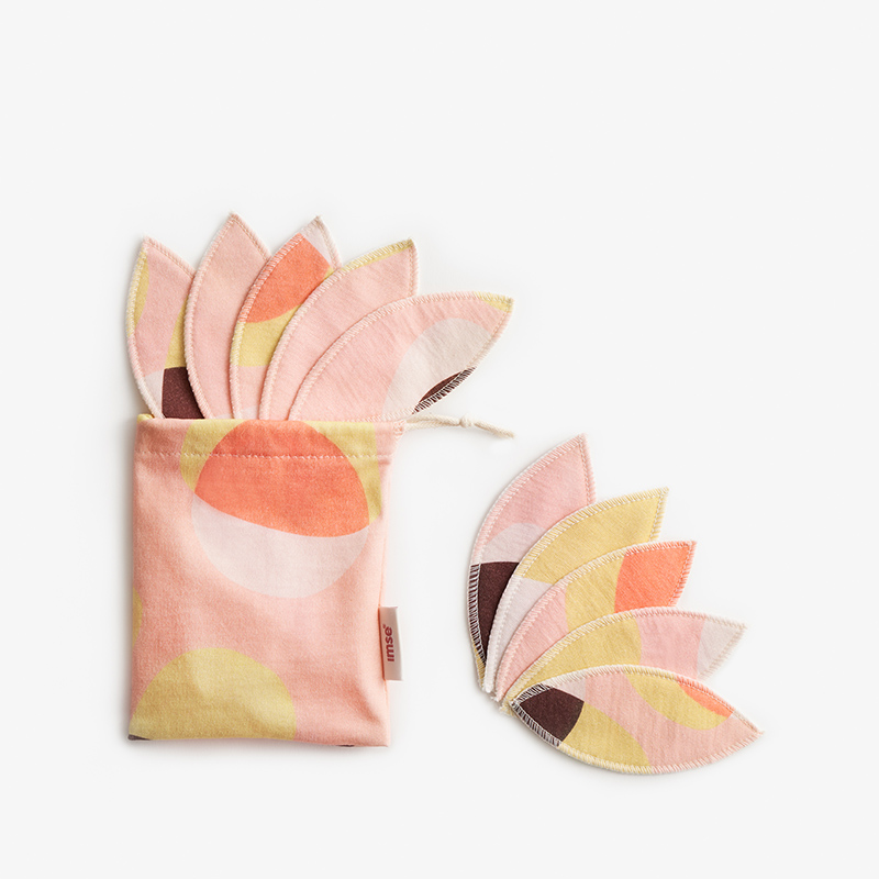 ImseVimse Labia pads - 10 stuks - heftige / zware menstruatie (Kleur: Zwart)
