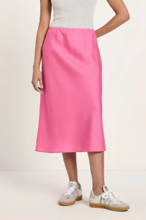 Lanius  Roze Midi-Rok