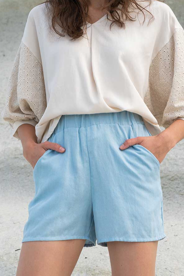 WiDDA  Shorts Shorti Jeans Lichtblauw